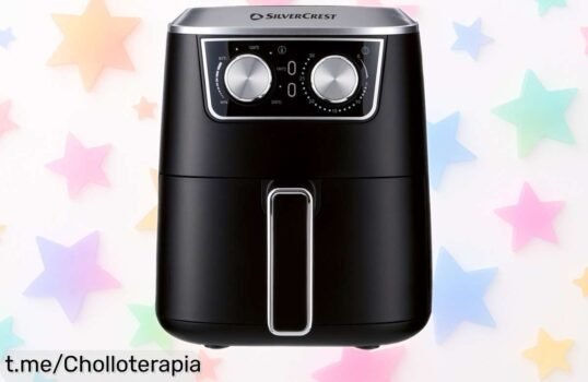 Freidora de aire caliente Silvercrest 1000 W a precio de ganga: cocina más sano y rápido, ¡no te pierdas esta oportunidad única para disfrutar sin culpa!