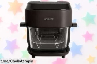 Freidora de aire cristal CREATE/AIR FRYER STUDIO 6L para cocinar delicioso sin aceite, ¡ahora a un precio de ganga que no puedes dejar escapar!