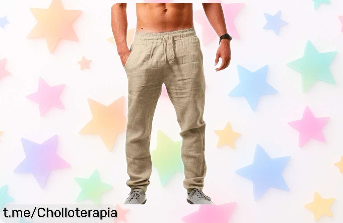 Frescos y holgados pantalones de lino para hombre con ajustes perfectos, precio regalado por tiempo limitado ¡No dejes escapar esta oportunidad única!