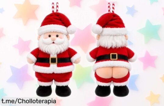 Funda de peluche divertida de Papá Noel para tu coche, ¡con un precio rebajado que es un chollazo! Dale alegría a tus viajes estas fiestas y asegura la tuya ya.