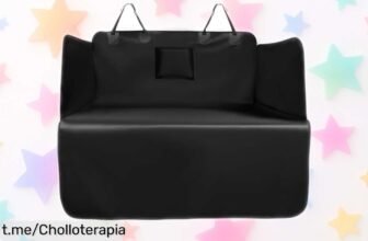 Funda para maletero AUYAO que protege tu coche de pelos y suciedad. ¡Súper chollo que hará tus viajes con perro más divertidos y sin preocupaciones!