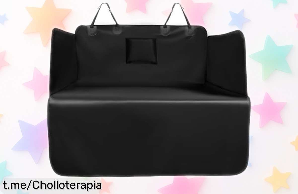 Funda para maletero AUYAO que protege tu coche de pelos y suciedad. ¡Súper chollo que hará tus viajes con perro más divertidos y sin preocupaciones!