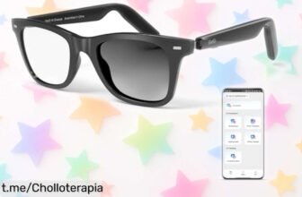 Gafas inteligentes IA Glasses con ChatGPT y auriculares Bluetooth: el combo insólito para traducir en tiempo real y disfrutar de música a un precio increíble que no te puedes perder.