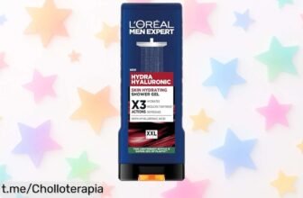 Gel de ducha L'Oréal Paris Men Expert HYDRA HYALURONIC a precio loco: ¡hidrata y refresca al instante! No dejes pasar esta oportunidad única que tu piel agradecerá ya.