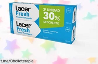 Gel dental antiplaca Lacerfresh que cuida tus encías y elimina el mal aliento, un ofertón a precio tirado que no querrás dejar escapar para una boca fresca todo el día.