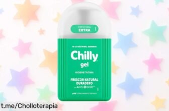 Gel íntimo Chilly 250 ml a un precio de escándalo: cuida tu higiene sin olores incómodos y siente la frescura que mereces, ¡no te lo pierdas!