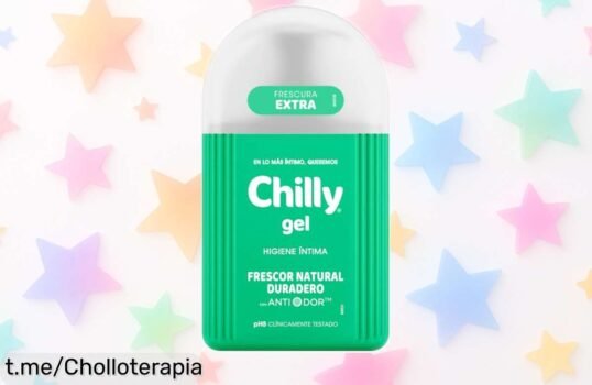 Gel íntimo Chilly 250 ml a un precio de escándalo: cuida tu higiene sin olores incómodos y siente la frescura que mereces, ¡no te lo pierdas!