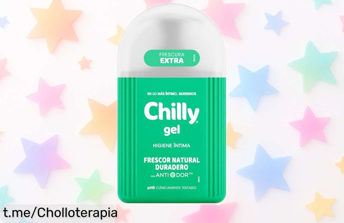 Gel íntimo Chilly 250 ml a un precio de escándalo: cuida tu higiene sin olores incómodos y siente la frescura que mereces, ¡no te lo pierdas!