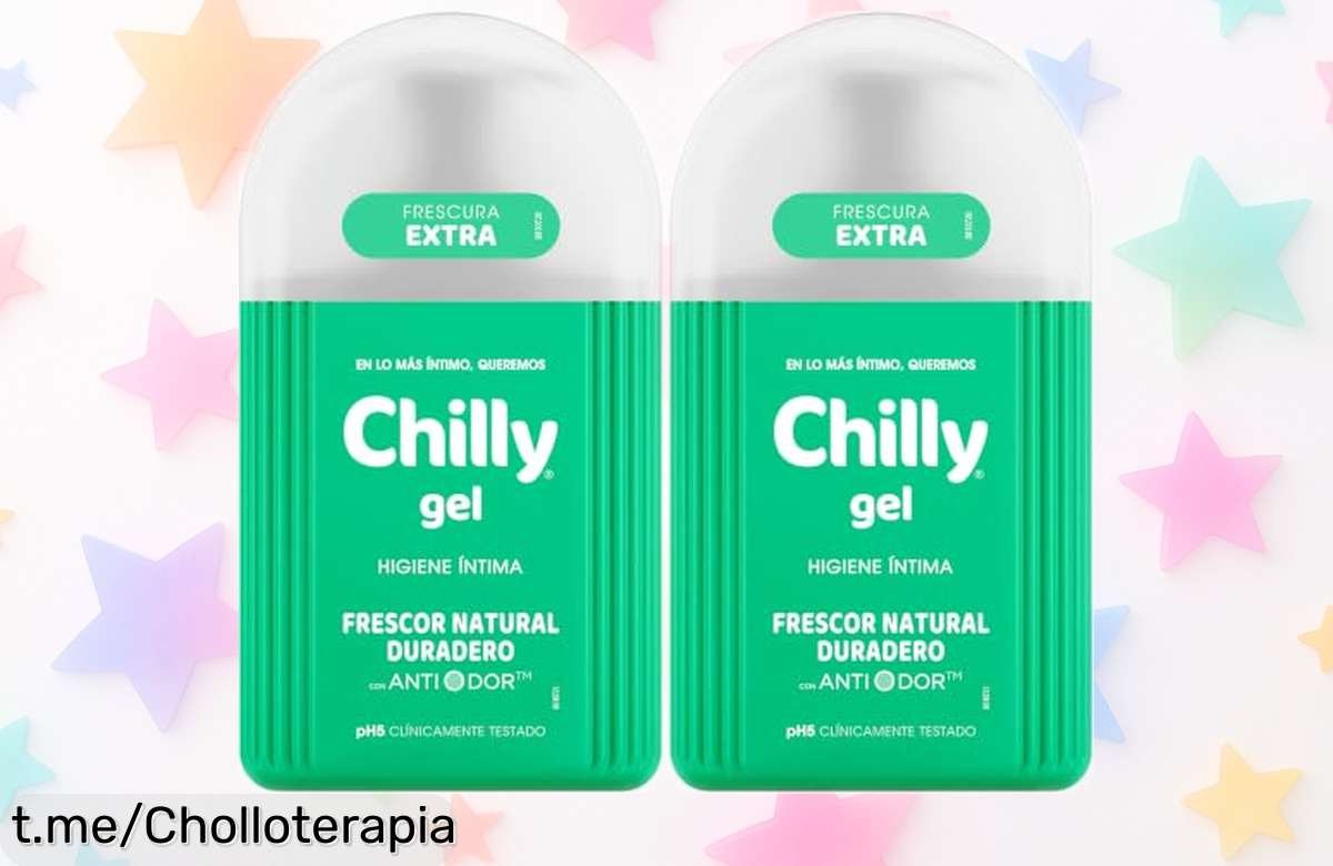 Gel íntimo Chilly en pack de 2: ¡refresca y combate el mal olor todo el día con este ofertón que te hará sonreír cada vez que lo uses!