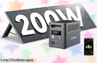Generador solar AFERIY 1800W con batería ampliable: ¡chollo impresionante para energizar tu vida sin enchufes y cargar en solo una hora! No dejes pasar esta oferta.