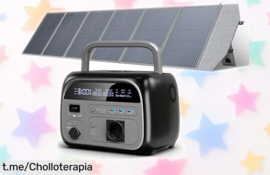 Generador solar portátil AP400 con 200W que te regala energía limpia y segura en casa o de camping, ¡no dejes pasar este ofertón increíble!