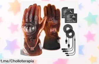 Guantes calefactables para moto BORLENI, calientan en 3 segundos y son táctiles; ¡aprovéchalos ahora que se han rebajado a un precio increíble! No dejes pasar esta oportunidad única.