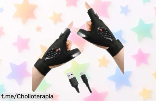 Guantes con luz LED Zynxel, ideales para regalos y aventuras; ¡ahora a un precio loco que no querrás dejar escapar! ilumina tus momentos especiales ya mismo.