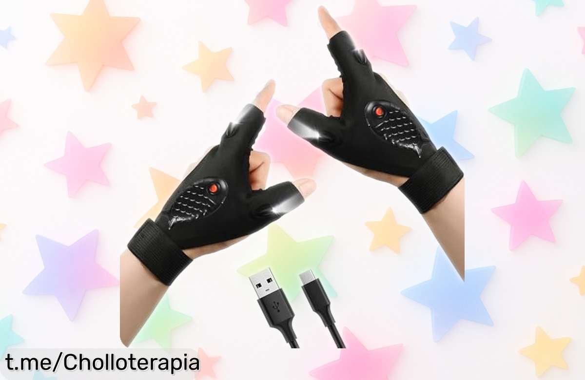 Guantes con luz LED Zynxel, ideales para regalos y aventuras; ¡ahora a un precio loco que no querrás dejar escapar! ilumina tus momentos especiales ya mismo.