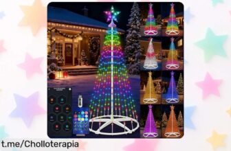 Guirnalda de luces LED RGB que baila con la música, controlable por app y mando; oferta brutal para iluminar tu casa ¡no te quedes sin ella!