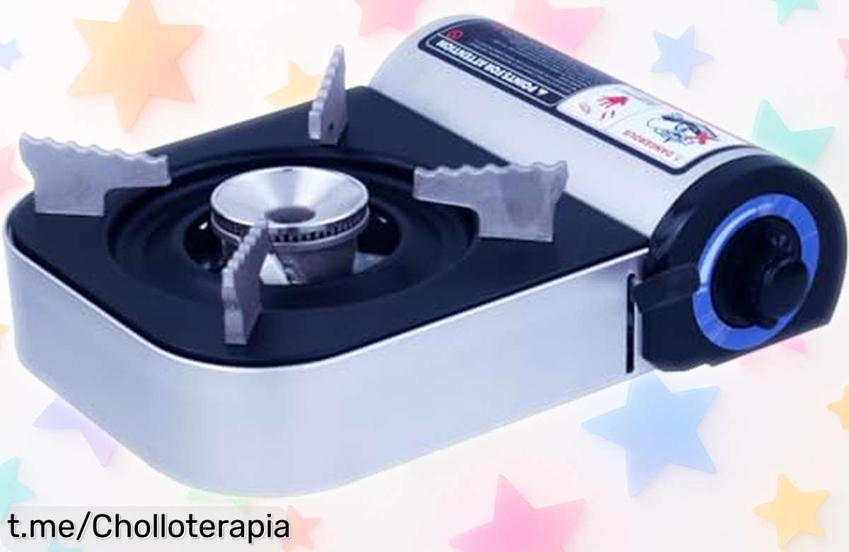 Hornillo portátil de camping que cocina rápido y seguro a 2100W, ahora a un precio brutal: ¡no te pierdas esta aventura gastronómica!