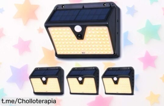 Ilumina tu jardín con el pack de 4 luces solares con sensor de movimiento, un ofertón que hará brillar tus noches por mucho menos de lo que imaginas.