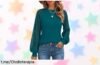 Impactante blusa de mujer Zeagoo con mangas de encaje ahora a un precio regalado, perfecta para lucir elegante sin complicaciones y sentirte fabulosa. ¡No te lo pierdas!