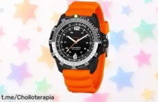 Impactante reloj Findtime con energía solar y diseño militar, regalo ideal para impresionar y conquistar miradas; aprovecha este precio de locura antes de que se acabe.