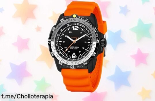 Impactante reloj Findtime con energía solar y diseño militar, regalo ideal para impresionar y conquistar miradas; aprovecha este precio de locura antes de que se acabe.