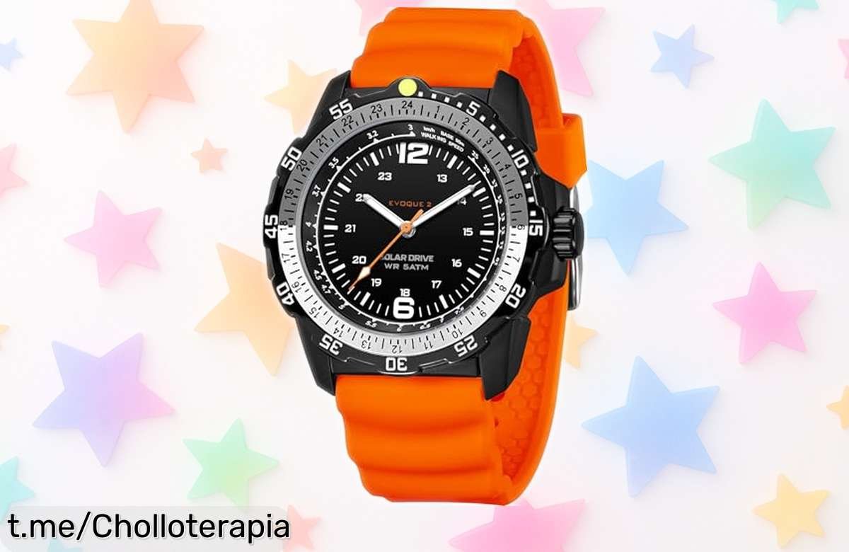 Impactante reloj Findtime con energía solar y diseño militar, regalo ideal para impresionar y conquistar miradas; aprovecha este precio de locura antes de que se acabe.