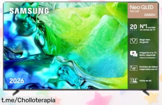 Impresionante Samsung Neo QLED 75” 4K con IA: el precio ha caído a un nivel alucinante, ¡cómpralo ahora y disfruta del cine como nunca antes!