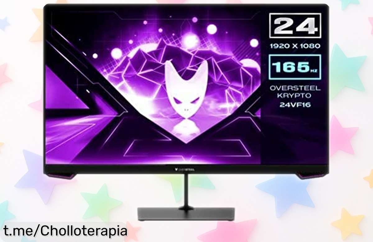 Impresionante monitor gaming LED 24” Oversteel KRYPTO con super imagen y luces gamer, ¡llévatelo a un precio de escándalo antes que se agote!