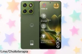 Impresionante móvil Motorola Edge 70 con triple cámara de 50MP a precio de locura, no dejes pasar este ofertón que se va volando y disfruta cada día como nunca antes.