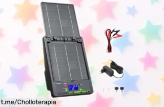 Impresionante pastor eléctrico solar FarmNix 32KM, la solución perfecta para mantener a tu ganado protegido de lobos y jabalíes. ¡Consigue este chollazo antes de que desaparezca!