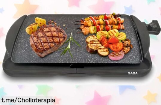 Impresionante plancha de asar Saba SBBBQ2021: potencia brutal, llévala ya y disfruta de barbacoas perfectas sin complicaciones. ¡No te quedes sin la tuya!