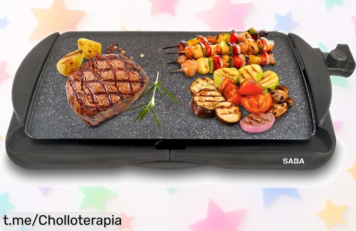 Impresionante plancha de asar Saba SBBBQ2021: potencia brutal, llévala ya y disfruta de barbacoas perfectas sin complicaciones. ¡No te quedes sin la tuya!
