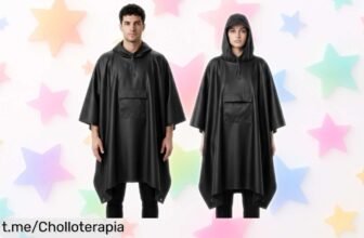 Impresionante poncho impermeable Vicloon para adultos: ¡rebajado y con todo lo que necesitas para disfrutar al aire libre sin mojarte! ¡Atrapa la aventura ya!
