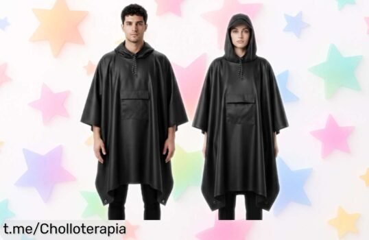 Impresionante poncho impermeable Vicloon para adultos: ¡rebajado y con todo lo que necesitas para disfrutar al aire libre sin mojarte! ¡Atrapa la aventura ya!