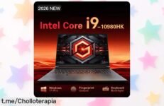 Impresionante portátil de 15.6” con Intel Core i9 y SSD enorme, aprovecha este chollazo del día y dale alas a tu trabajo y diversión como nunca antes.