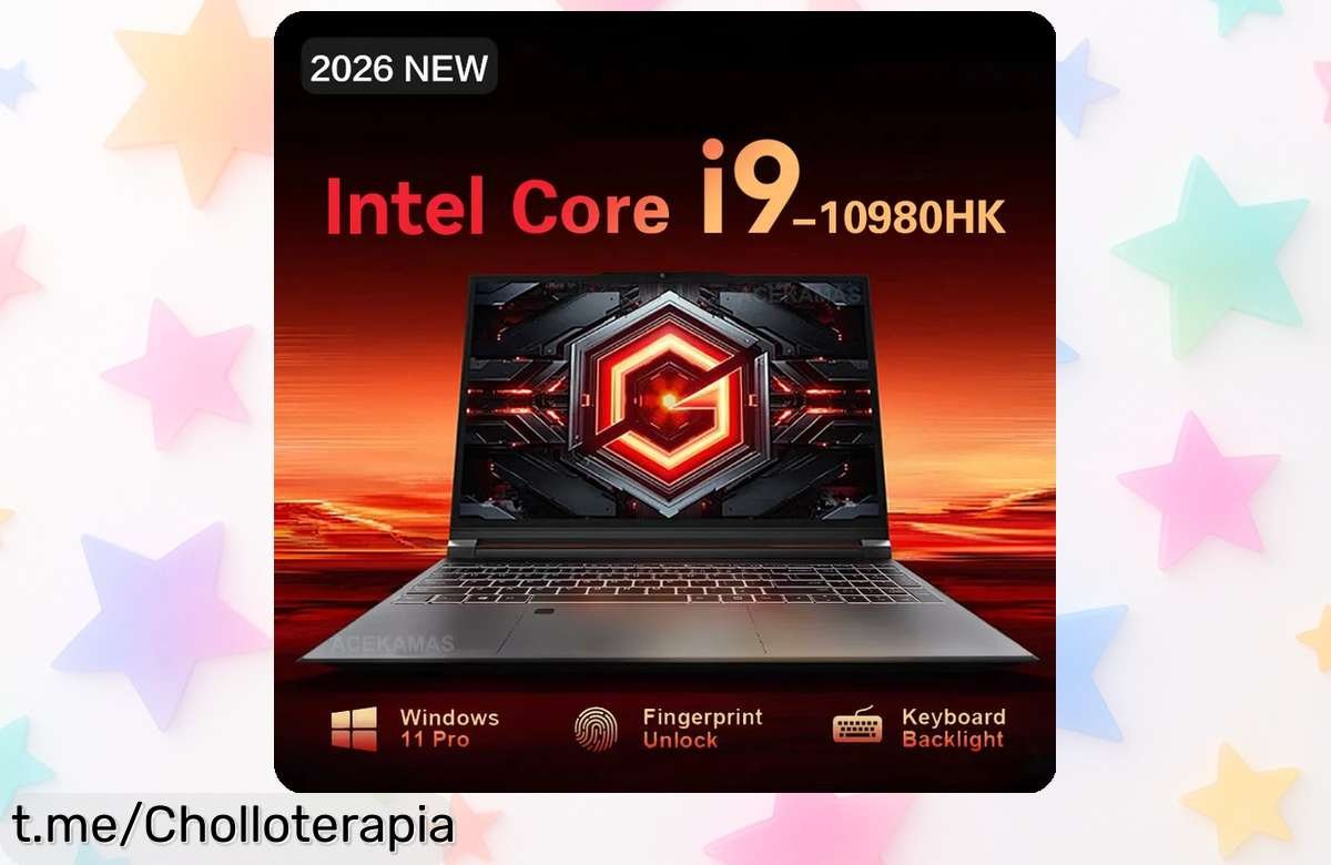 Impresionante portátil de 15.6” con Intel Core i9 y SSD enorme, aprovecha este chollazo del día y dale alas a tu trabajo y diversión como nunca antes.