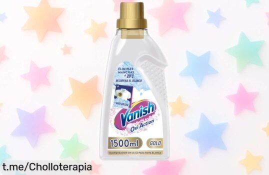 Impresionante quitamanchas en gel Vanish Oxi Advance para ropa blanca, su aroma a rosa hará que tu ropa brille de nuevo: ¡rebajado y listo para conseguir resultados increíbles!