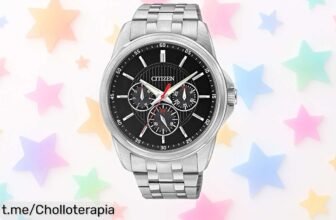 Impresionante reloj analógico Citizen AG834058E para hombre, movimiento japonés con calendario y resistente al agua, ¡aprovecha este precio de escándalo antes que se acabe!