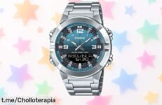 Impresionante reloj analógico-digital Casio para hombre ahora a precio de regalo, ¡no te lo pierdas y sé el que marca la hora con estilo!