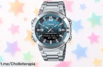 Impresionante reloj analógico-digital Casio para hombre ahora a precio de regalo, ¡no te lo pierdas y sé el que marca la hora con estilo!