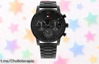 Impresionante reloj de hombre Tommy Hilfiger con correa de acero negro: ¡ahora a un precio increíble, no pierdas la oportunidad de tener estilo todo el día!
