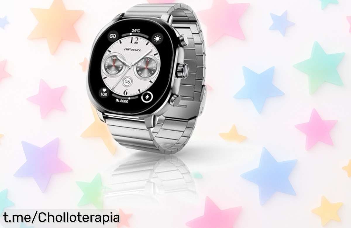 Impresionante reloj inteligente HiFuture AIX con llamadas inalámbricas y control de salud diario a un precio rebajado, ¡no te pierdas este chollo que combina estilo y funcionalidad!