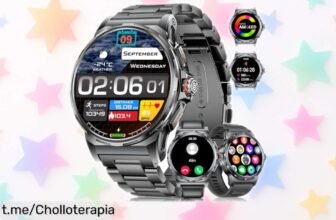 Impresionante reloj inteligente LIGE SML6R con AMOLED, batería de 15 días y más de 120 modos deportivos a un precio loco que no querrás dejar escapar.