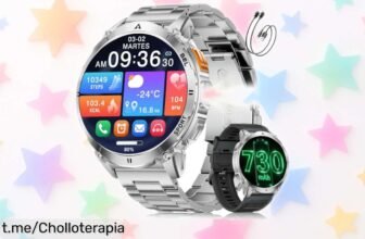 Impresionante reloj inteligente SUNKTA con fútbol, música y más de 100 modos deportivos a un precio loquísimo que no puedes dejar escapar. ¡Hazlo tuyo ya!