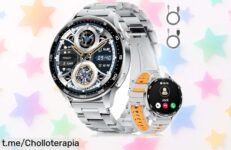 Impresionante reloj inteligente militar para hombre: resistencia total, batería que dura y más de 110 deportes. ¡No dejes pasar este chollo imperdible!
