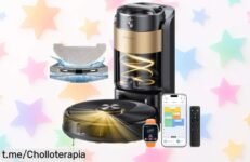 Impresionante robot aspirador y fregasuelos Proscenic Q20+ Plus con base autovaciado a precio loco, ¡deja de hacer tareas pesadas y disfruta tu tiempo libre ya!