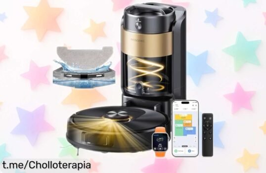 Impresionante robot aspirador y fregasuelos Proscenic Q20+ Plus con base autovaciado a precio loco, ¡deja de hacer tareas pesadas y disfruta tu tiempo libre ya!
