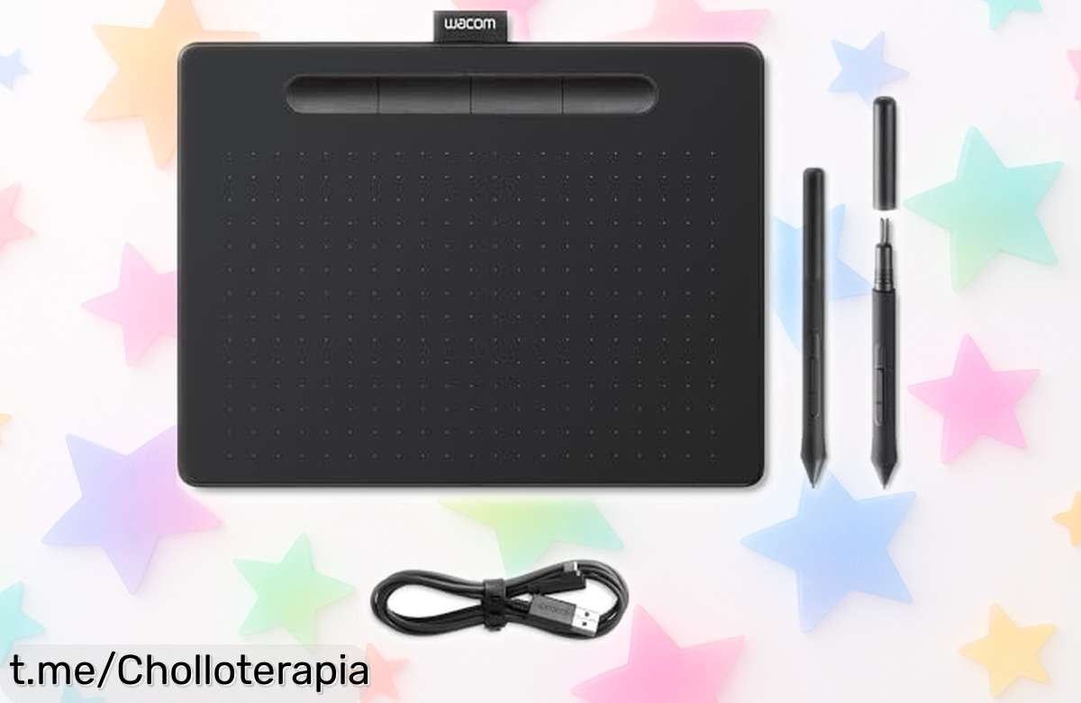 Impresionante tableta gráfica Wacom Intuos M para dibujar y pintar, ¡ahora a un precio locura! Dale vida a tus ideas antes de que se agote esta oferta increíble.