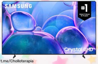 Impresionante televisión 43 pulgadas Samsung 4K Ultra HD a un precio rebajado, ¡Disfruta tus series y pelis como nunca antes! No dejes pasar esta oferta increíble.