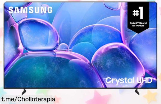 Impresionante televisión 43 pulgadas Samsung 4K Ultra HD a un precio rebajado, ¡Disfruta tus series y pelis como nunca antes! No dejes pasar esta oferta increíble.