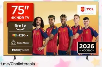 Impresionante televisor TCL 75V6D de 75 pulgadas con imagen 4K HDR a precio loco: disfruta momentos épicos en casa y sin asustarte por el bolsillo, ¡no te lo pierdas!